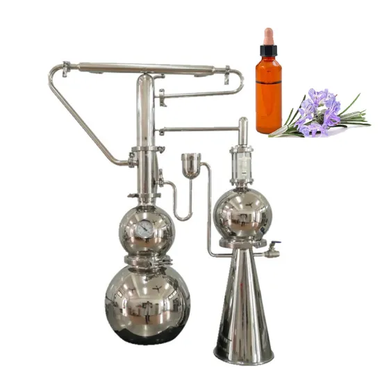 Portable Herb Rose Flower Leaves Essential Oil Distiller for Home