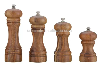 Beech wood salt and pepper mill/wood pepper mill/spice grinder