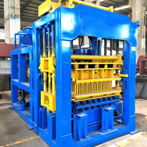 QT8-15 hollow block machine design brick plant