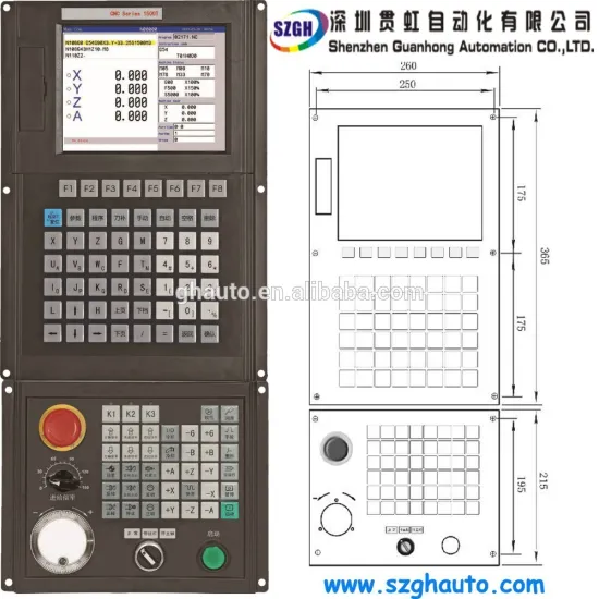 High configuration 6 Axis lathe and milling CNC controller