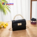 MINI Jelly Handbags Pearl Girls Bags