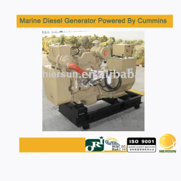 Powered by Cummins 140kw/175kva marine diesel generators