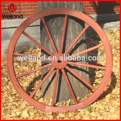 Wooden Decroative Wagon Wheels 36inch Unfinished