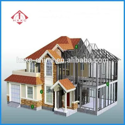 Prefabricated construction light steel villa