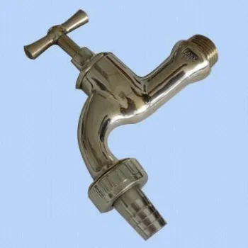 Polished Brass Bibcocks Available in Various Sizes