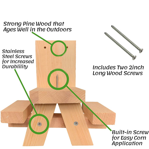 EASTOMMY Squirrel Feeder Picnic Table