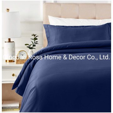 Navy Blue Cotton Duvet Cover Set