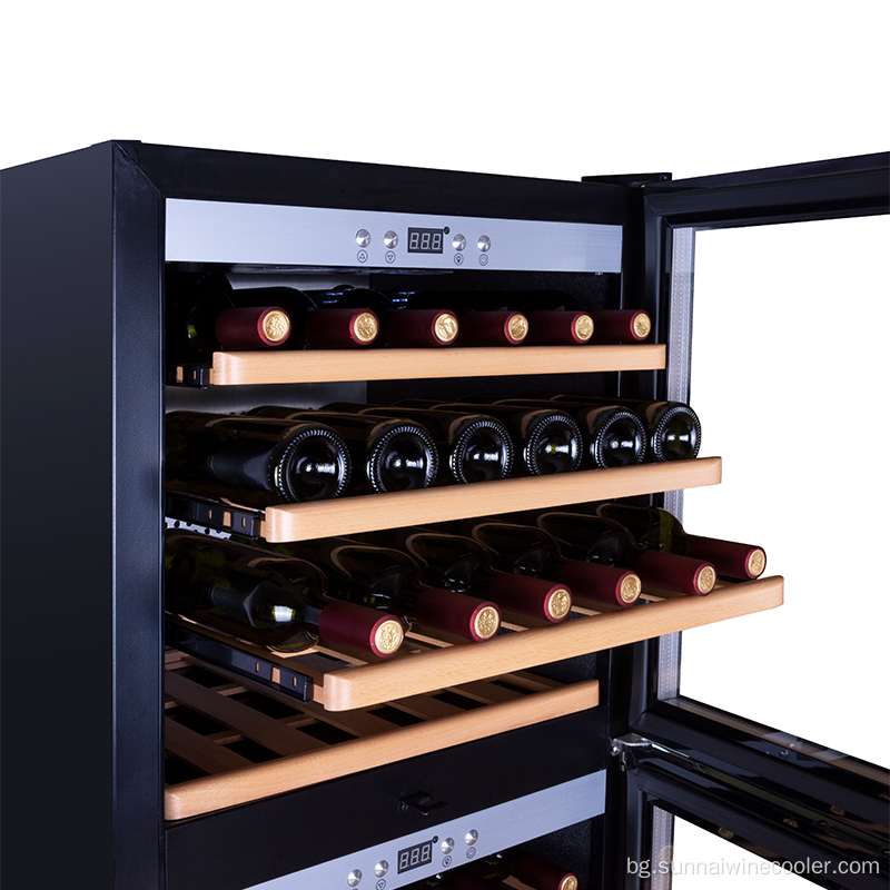 Гореща продажба Свободно стройно висок тънък хладилник за вино