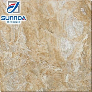 Sunnda AAA grade glazed polished porceain tile foshan standard ceramic floor tile like marble