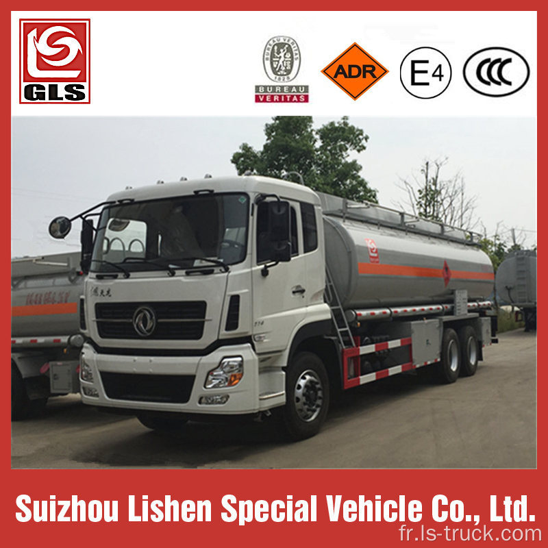 6 x 4 Dongfeng 26000L carburant pétrolier véhicules