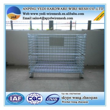 industrial stackable storage wire mesh containers