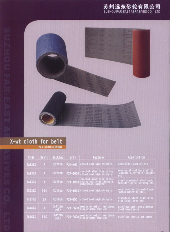 Abrasive Paper / Cloth Belts/Floor Sanding/Sanding Belt/Coated Abrasive/Sand Paper/Sanding Cloth