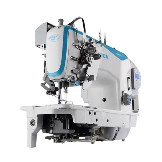 New Jack 58450J Two-Needle Computer Flat Sewing Machine with Straight Knife Auto Corner Sewing