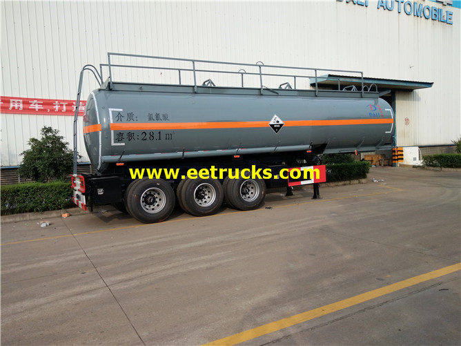 28000l HCl Delivery Semi-Trailers