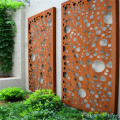 Corten Steel Rustic Style Corten Steel Fence Panels