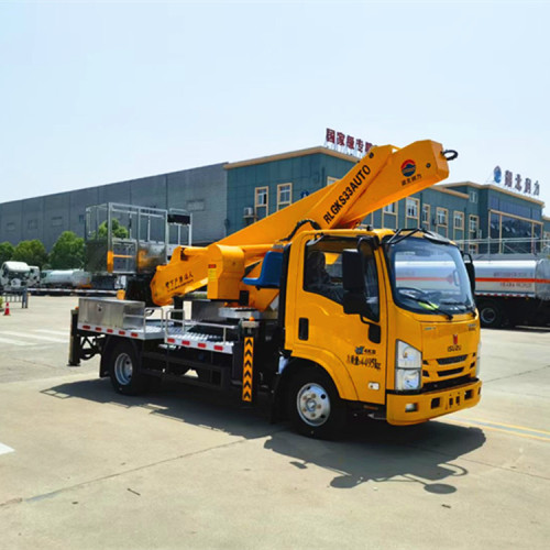 32 -метровая телескопическая воздушная транспортная машина Isuzu 32 метра