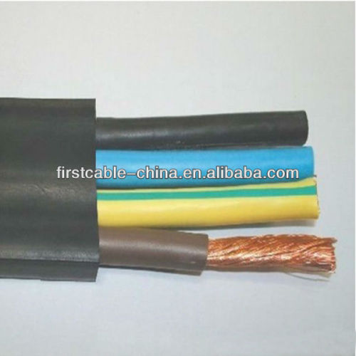 Flexible rubber flat cable 450/750V