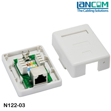 Lancom OEM,ODM Welcome wholesale CAT5e Cat6 surface mount outlet box