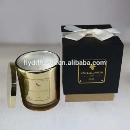 glass jar scented candles soy wax