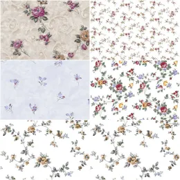 PVC Vinyl wallpaper ,Floral Meter Wallpaper