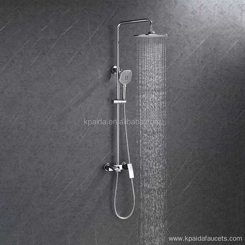 Fast Install Reliably Sealing Stainless Steel Shower Set