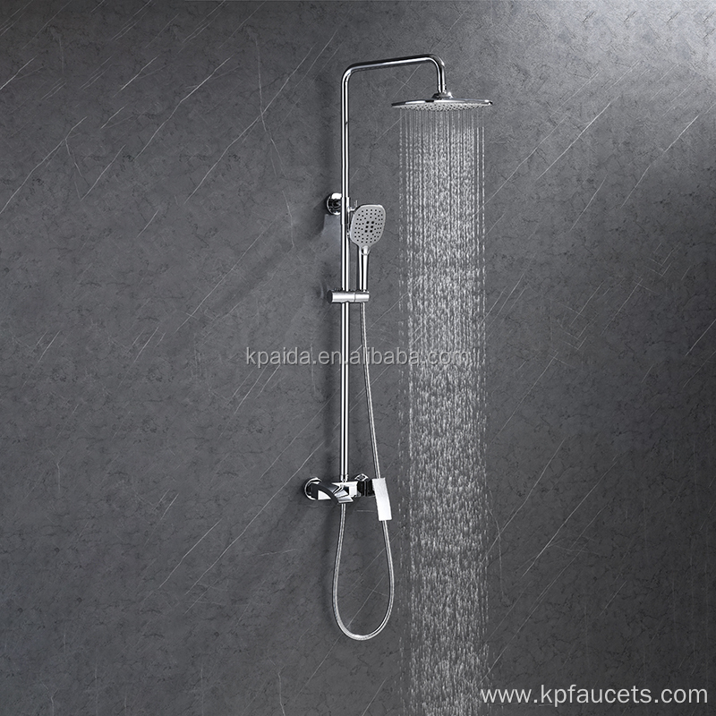 Fast Install Reliably Sealing Stainless Steel Shower Set