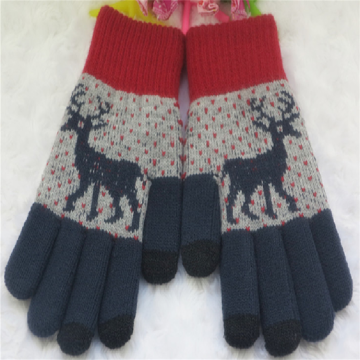 Wholesale cheap winter knit gloves