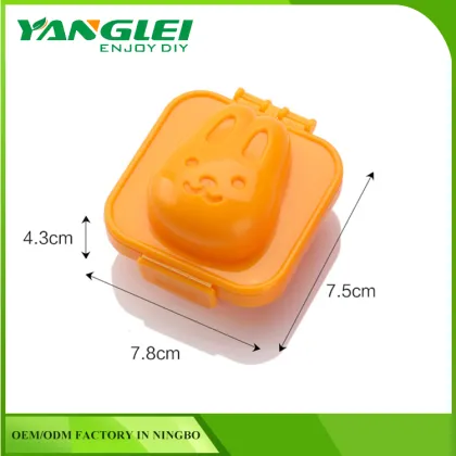 bear and rabbit egg mold