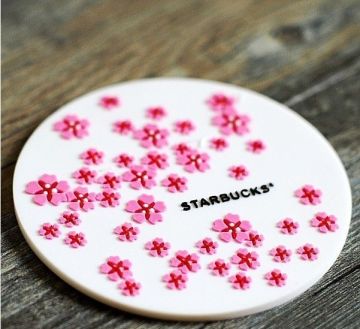 Soft Rubber Coasters Fashion Full Color , Non-stick Finish