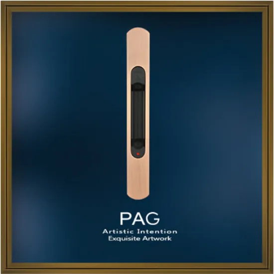 Zinc Alloy Painted and Electroplated Touch Lock