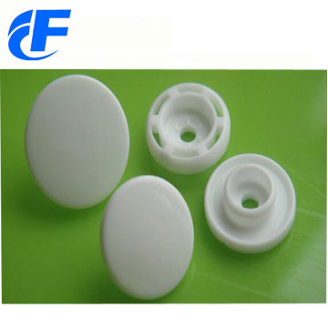 Four parts plastic snap button for children's wear