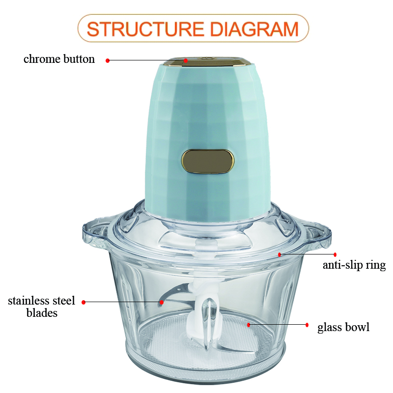 304 Stainless Steel Bowl Food Chopper South Africa