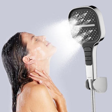 High-Quality ABS Plastic Massage Waterfall Hand Shower with 7+1 Modes for Ningbo Square