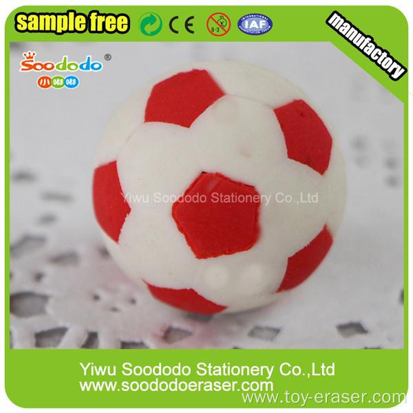 best selling basketball shape cartoon rubber Eraser