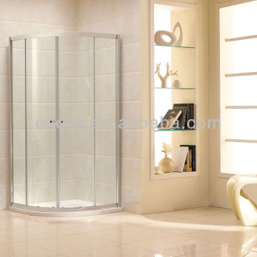 made in china portable glass simple shower room