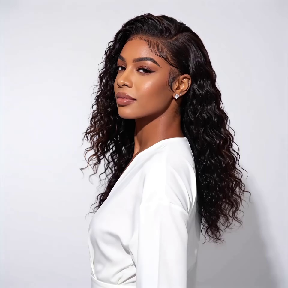 16 Inch 13x4 HD Lace Frontal Kinky Curls 150% Density 2 Human Hair Glueless Wig