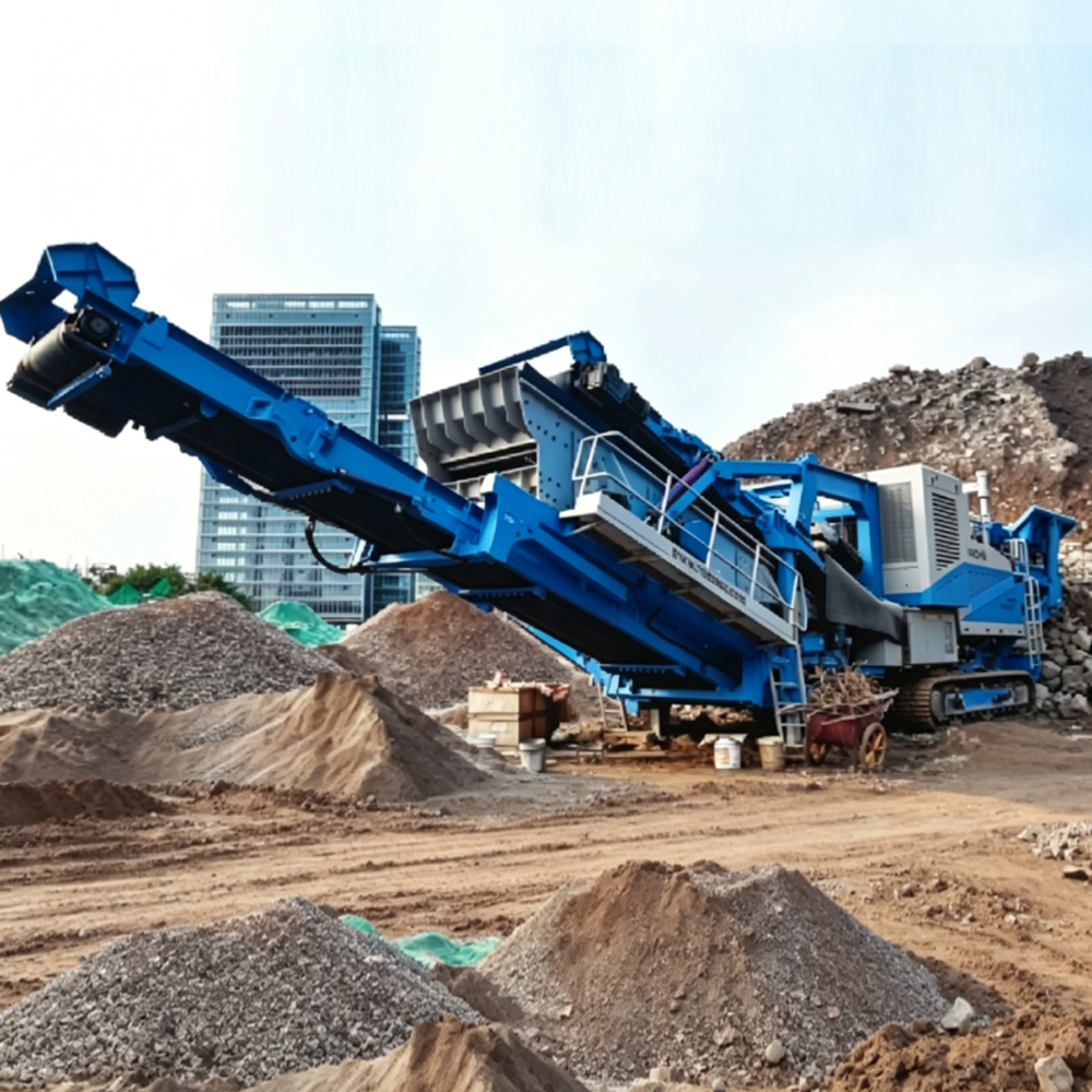 Dual-Power DieselElectric Mobile Crusher