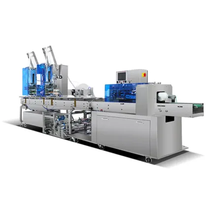 High Speed Disinfection Pocket Wet Tissue Wipe Making Machine