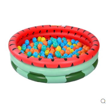 Exciting Summer Essential: The Popular Watermelon Inflatable Kids Pool with Inflatable Ball Pit and Pool Beach Ball