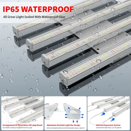 NEW EVERLIGHT lm301H UV IR Full Spectrum Plant LED Grow Light Bar