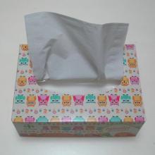 Papel de lenço de papel de caixa plana 100 folhas