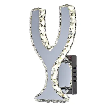 modern wall sconce crystal lamp indoor light