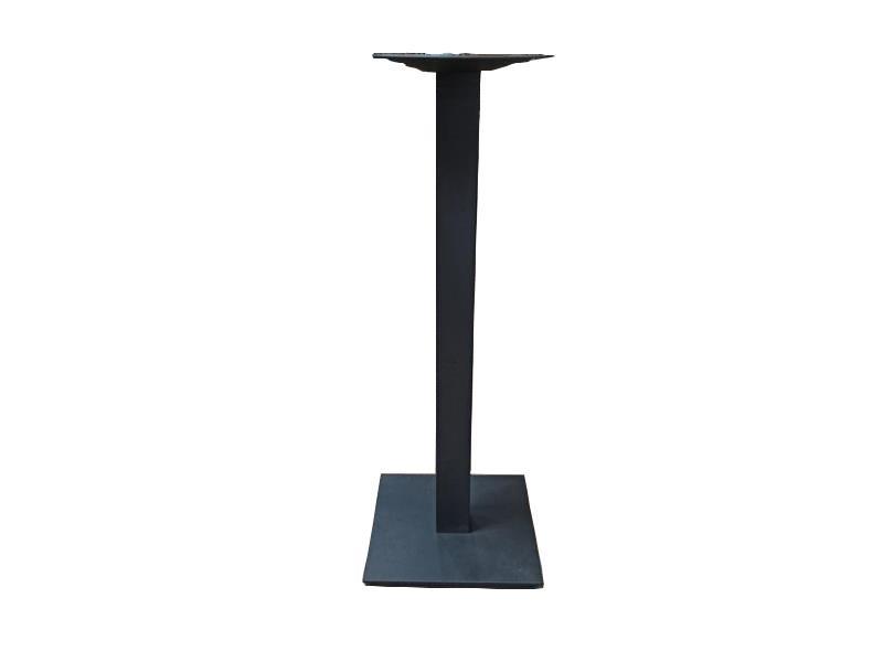 Smt02127 0 400x400xh1080mm Square Steel Plate High Table Base Black