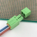 3.81mm pitch 2pin spring PCB plug-in terminal block