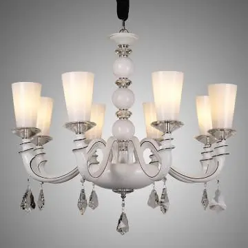Glass Shades Chandelier Pendant Lamp