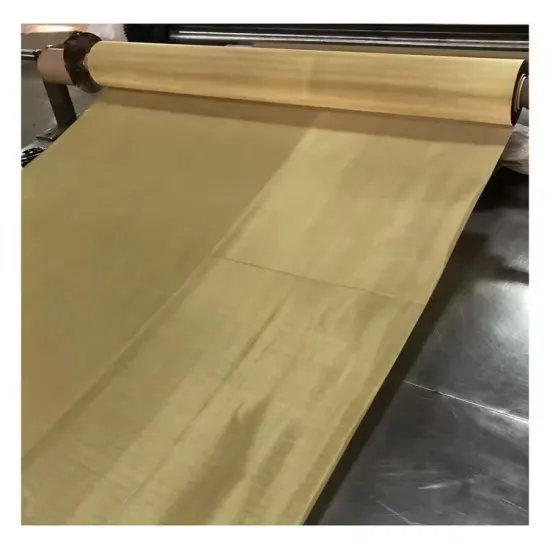 Factory Wholesale Brass Mesh Screen for Filtration and Screening
