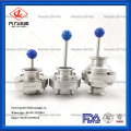 Food grade stainless steel control butterfly valve