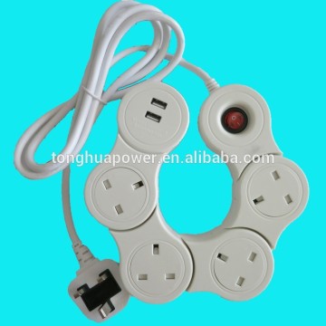 British standard switched socket outlet / surge protected BS switched socket outlet