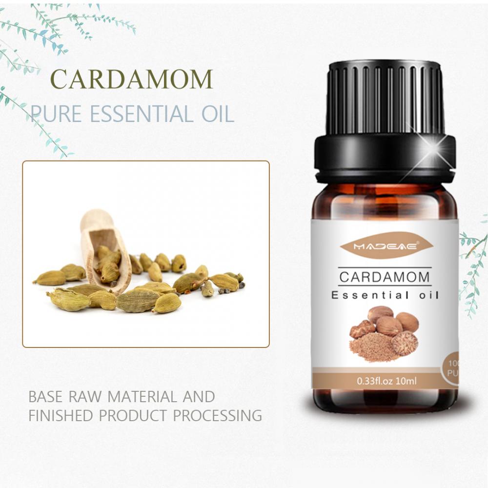 Aceite esencial de cardamomo natural para el cuerpo sano OEM/ODM