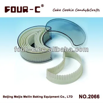 Nylon moon shape cookie/pastry/sandwich cutters,cookie cutter set